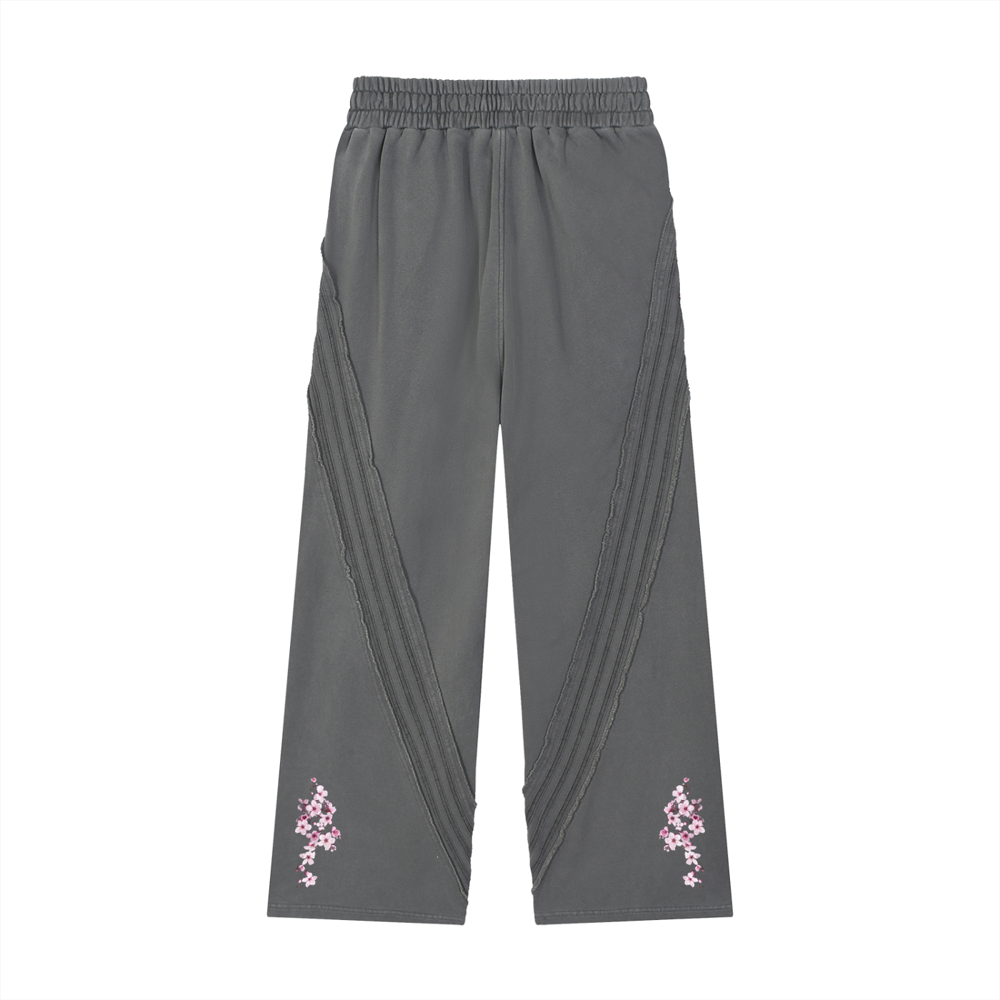 Snow Washed Tape Raw Edge Sweatpants