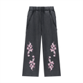 Snow Washed Tape Raw Edge Sweatpants