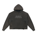 Genesis - Vintage Washed Frayed-Hem Eye Hoodie